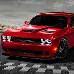 Скачать American Muscle Car Racing — MOD на Андроид — Много денег