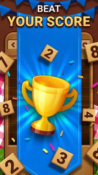 Woodber - Classic Number Game — скриншот 4