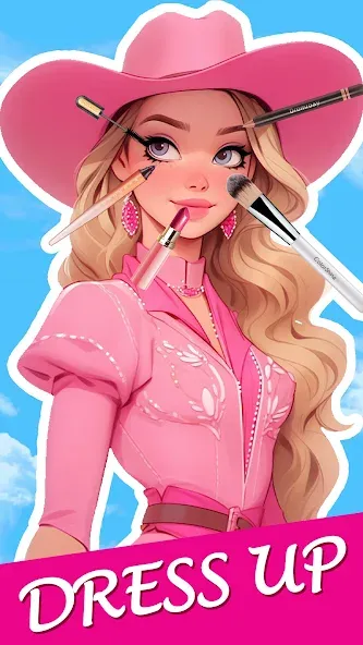 Doll Makeover: dress up games — скриншот 1
