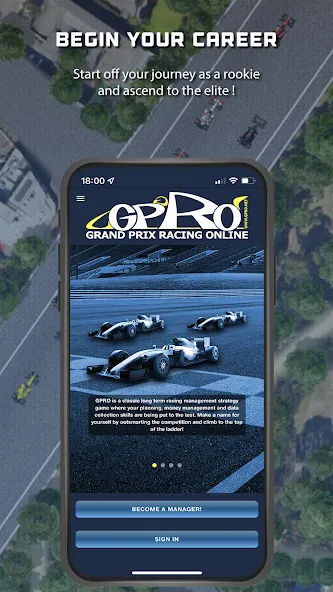 GPRO - Classic racing manager — скриншот 1 GPRO - Classic racing manager — скриншот 1