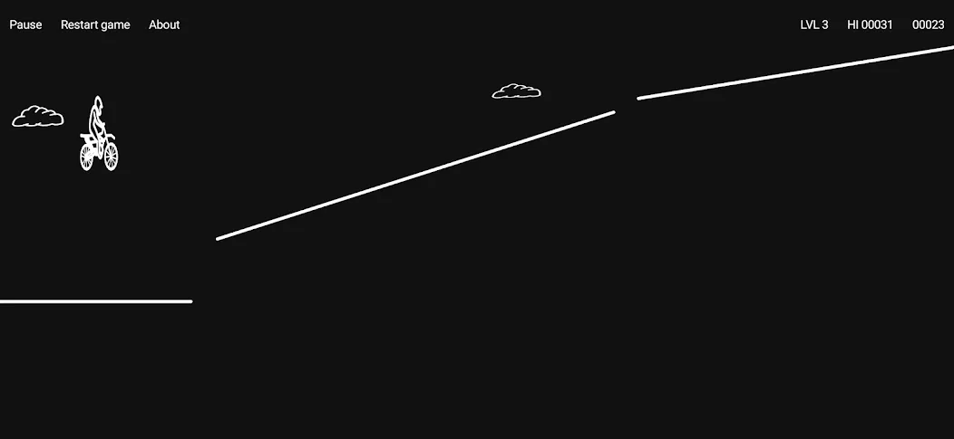 Crazy Moto Racer - 2D Racer — скриншот 1