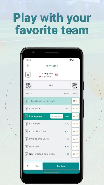 Superkickoff - Soccer manager — скриншот 1
