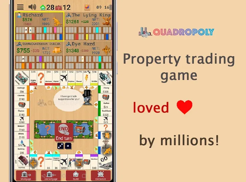 Quadropoly - Classic Business — скриншот 1