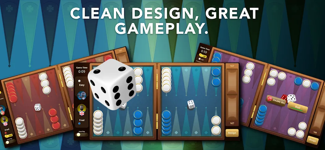 Backgammon Classic + Online — скриншот 3