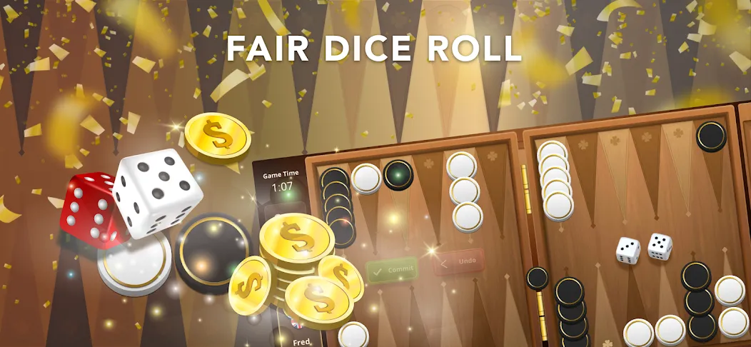 Backgammon Classic + Online — скриншот 4