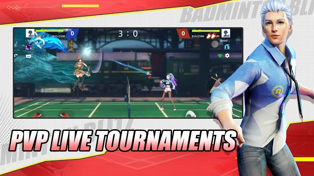 Badminton Blitz - PVP online — скриншот 4