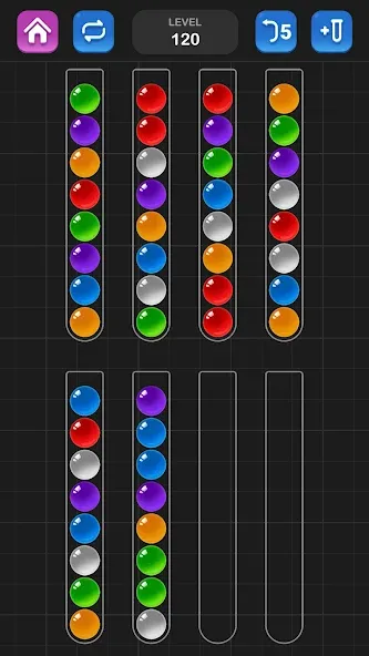 Ball Sort Puzzle - Color Game — скриншот 2