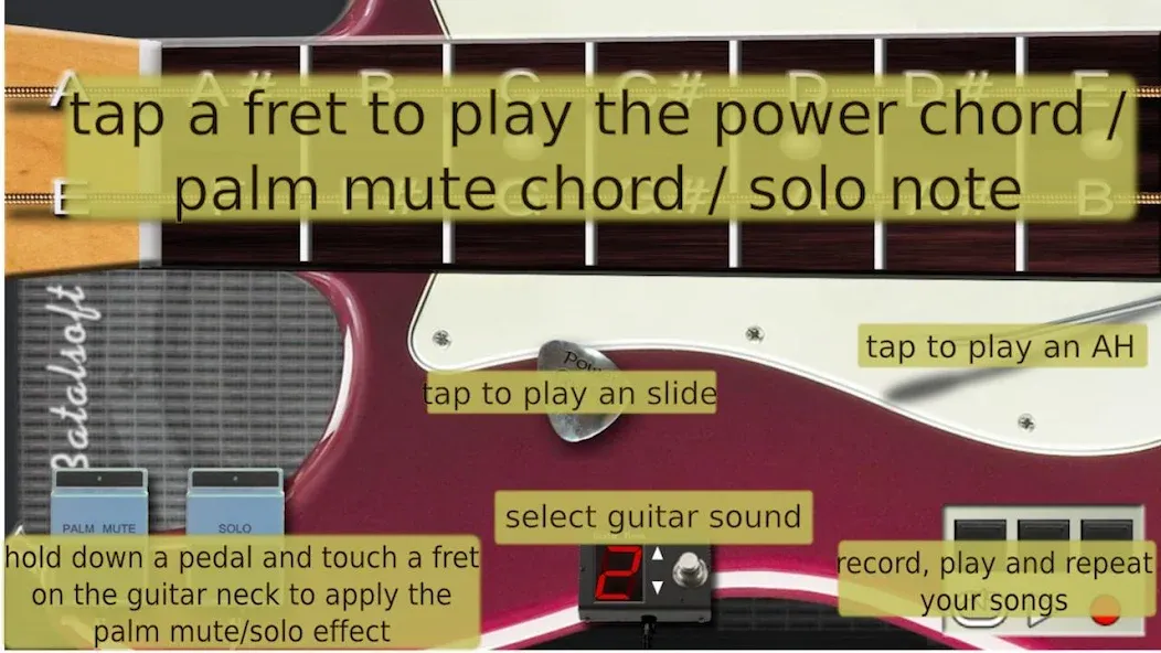 Power guitar HD — скриншот 4