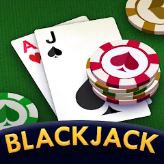 Скачать Blackjack 21: online casino MOD на Андроид — Много денег и фишек