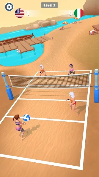 Beach Volleyball Game — скриншот 2 Beach Volleyball Game — скриншот 2