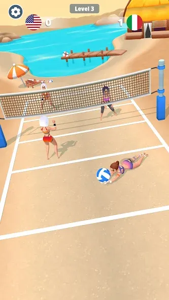 Beach Volleyball Game — скриншот 3 Beach Volleyball Game — скриншот 3