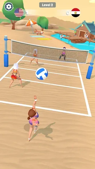 Beach Volleyball Game — скриншот 4 Beach Volleyball Game — скриншот 4