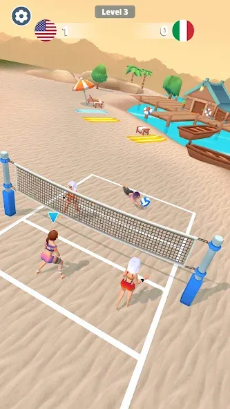 Beach Volleyball Game — скриншот 5