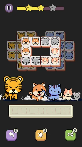Match 3 Animal - Zen Puzzle — скриншот 2 Match 3 Animal - Zen Puzzle — скриншот 2