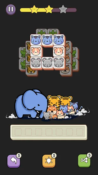 Match 3 Animal - Zen Puzzle — скриншот 4 Match 3 Animal - Zen Puzzle — скриншот 4