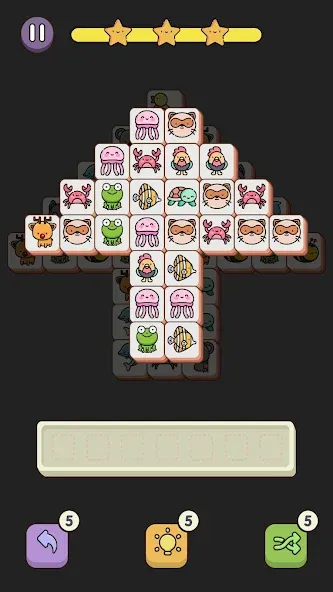Match 3 Animal - Zen Puzzle — скриншот 5