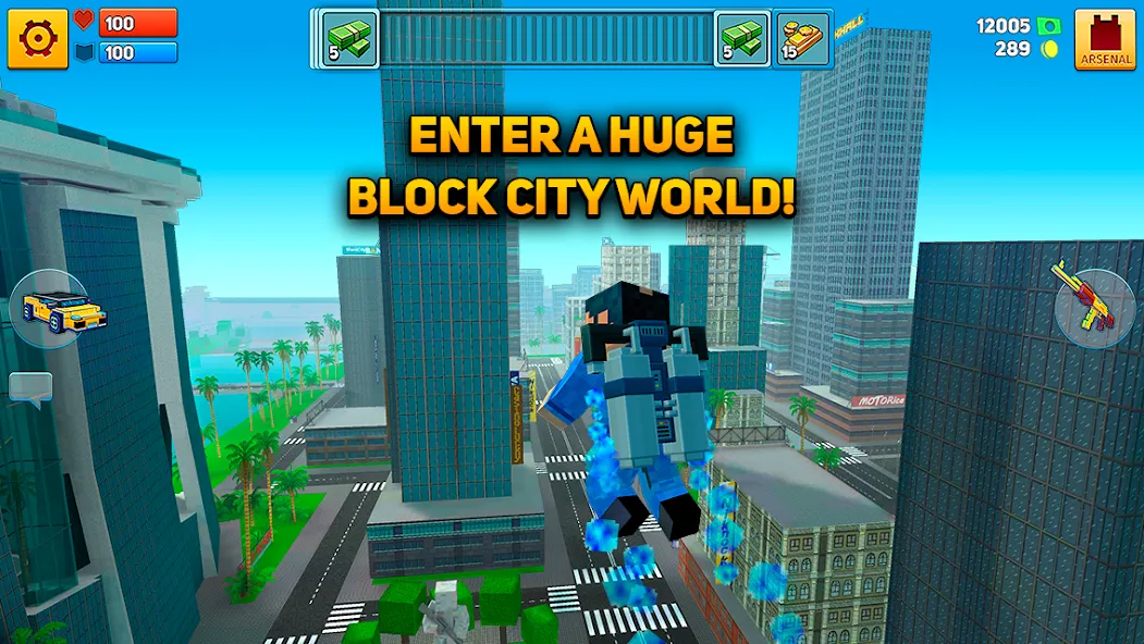 Block City Wars: Pixel Shooter — скриншот 2 Block City Wars: Pixel Shooter — скриншот 2