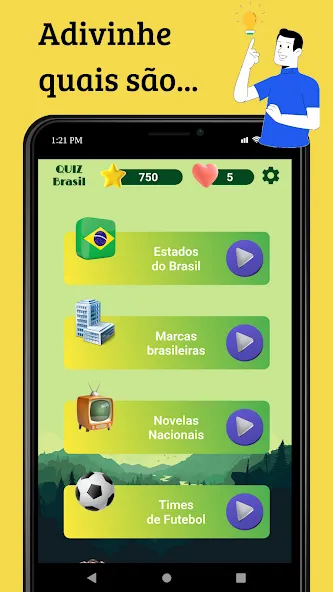 Quiz Brasil — скриншот 2