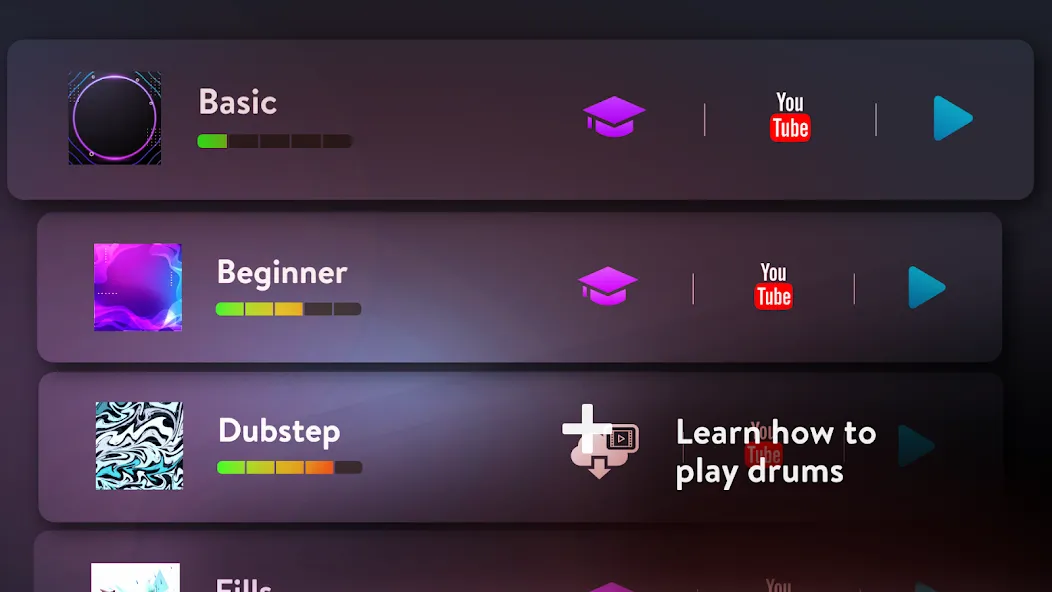 Classic Drum: electronic drums — скриншот 2 Classic Drum: electronic drums — скриншот 2