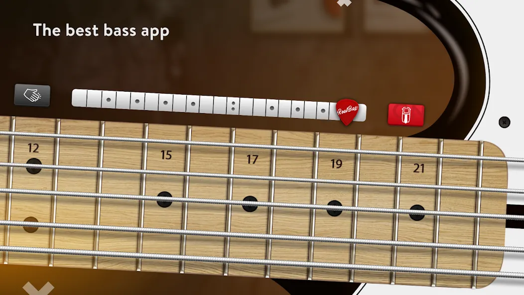 Real Bass: bass guitar — скриншот 1