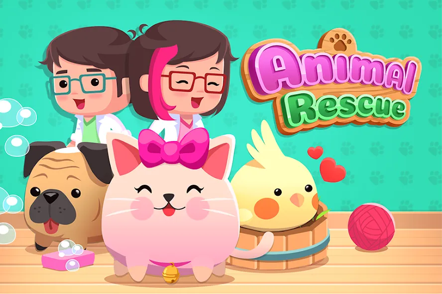 Animal Rescue: Pet Shop Story — скриншот 1 Animal Rescue: Pet Shop Story — скриншот 1