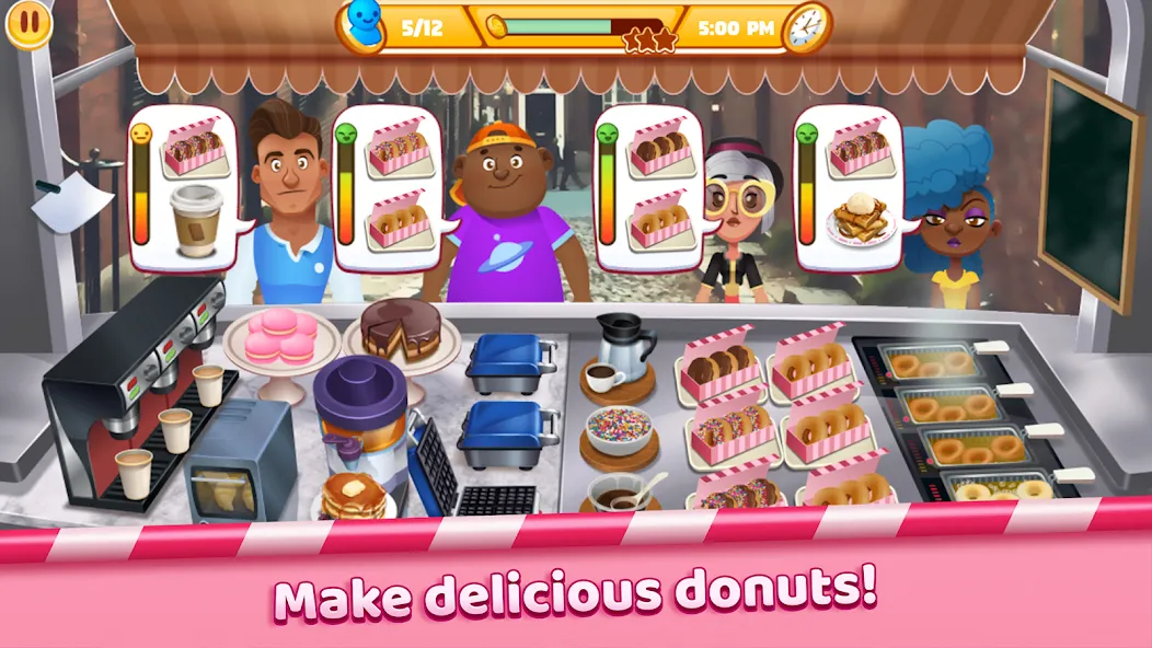 Boston Donut Truck: Food Game — скриншот 5