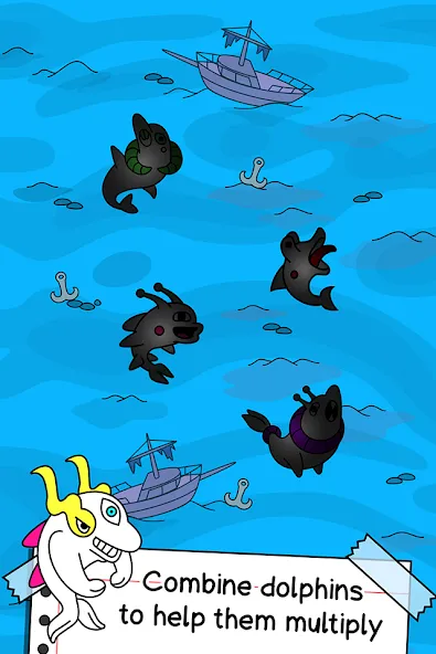 Dolphin Evolution: Idle Mutant — скриншот 3