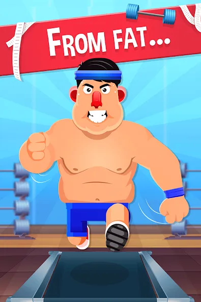 Fat No More: Sports Gym Game! — скриншот 1