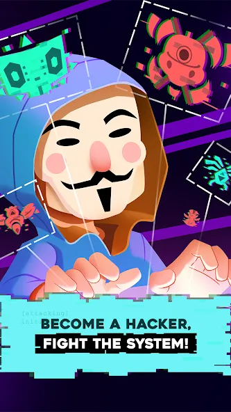 Hacking Hero: Hacker Clicker — скриншот 1
