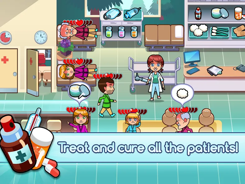 Hospital Dash Tycoon Simulator — скриншот 2