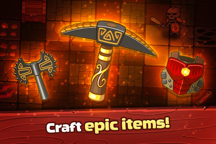 Mine Quest: Battle Dungeon RPG — скриншот 2