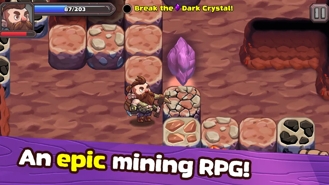 Mine Quest 2: RPG Mining Game — скриншот 1 Mine Quest 2: RPG Mining Game — скриншот 1