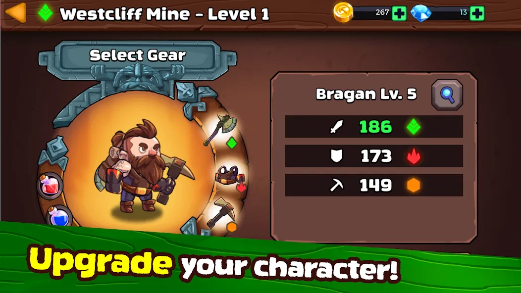 Mine Quest 2: RPG Mining Game — скриншот 3 Mine Quest 2: RPG Mining Game — скриншот 3