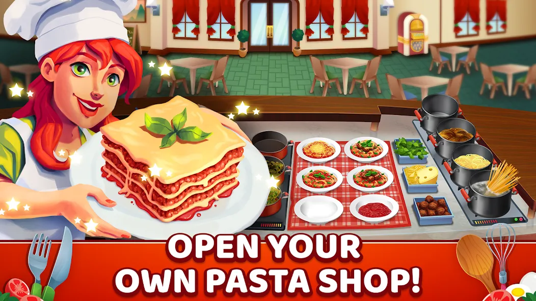 My Pasta Shop: Cooking Game — скриншот 1 My Pasta Shop: Cooking Game — скриншот 1