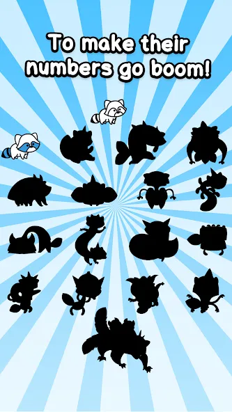 Raccoon Evolution: Idle Mutant — скриншот 4