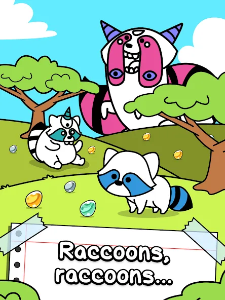 Raccoon Evolution: Idle Mutant — скриншот 5