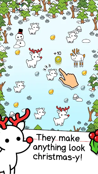 Reindeer Evolution: Idle Game — скриншот 2