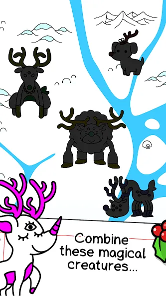 Reindeer Evolution: Idle Game — скриншот 3