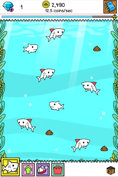 Shark Evolution: Idle Game — скриншот 5