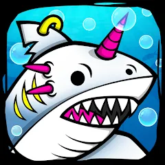 Shark Evolution: Idle Game MOD на телефон — Много денег