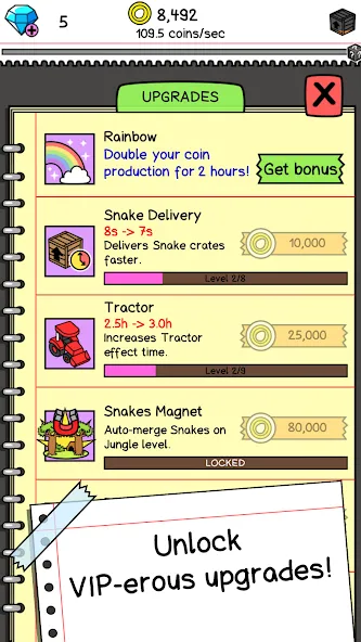 Snake Evolution: Idle Merge IO — скриншот 4