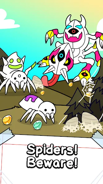 Spider Evolution: Idle Game — скриншот 1