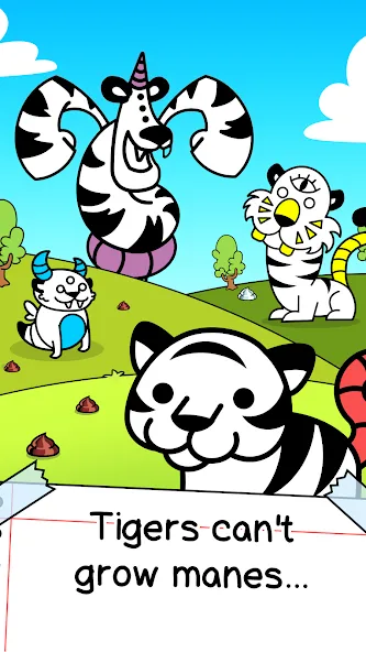 Tiger Evolution Idle Wild Cats — скриншот 1