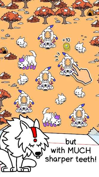 Wolf Evolution: Merge Wild Dog — скриншот 2 Wolf Evolution: Merge Wild Dog — скриншот 2