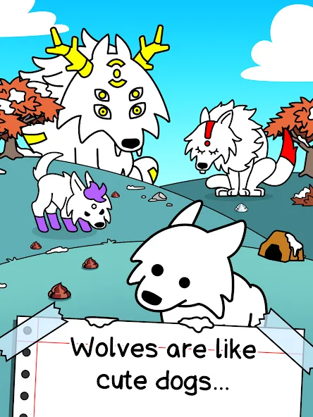 Wolf Evolution: Merge Wild Dog — скриншот 5