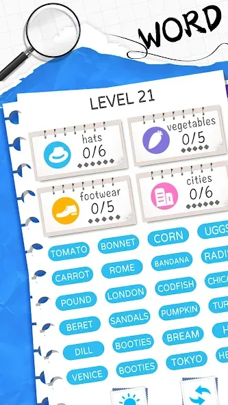 Word Sort: Association Connect — скриншот 1