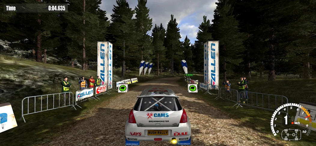 Rush Rally 3 Demo — скриншот 1