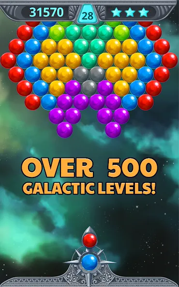 Bubble Shooter Space — скриншот 1