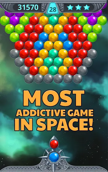 Bubble Shooter Space — скриншот 2