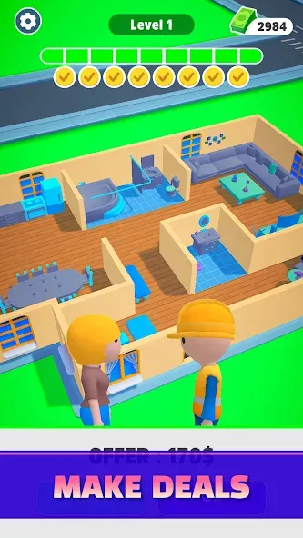 Home Builder 3D ! — скриншот 3 Home Builder 3D ! — скриншот 3